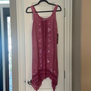 Adorable summer tie back dress / cover up. Size LARGE